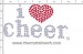 i love cheer Rhinestone Transfer CRS069c