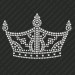 DY002 Crown Rhinestone Decal