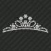 DY018 Tiara Rhinestone Decal