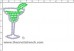 Margarita Rhinestone Transfer CRY259ck