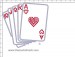 Deck of Cards Rhinestone Transfer CRY272ck