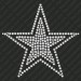 DY074 Star Rhinestone Decal