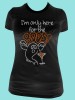 I'm only here for the BOOS! Rhinestone Tee TH098