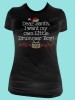Dear Santa, I want my own Little Drummer Boy! Rhinestone Tee TH112