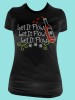 Let it Flow! Rhinestone Tee TH116