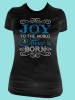 Joy to the World Rhinestone Tee TH140