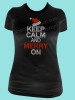 Keep Calm and Merry On Rhinestone Tee TH162