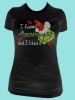 I Kissed the Grinch and I Liked it Rhinestone Tee TH197