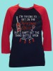 Im trying to get in the Christmas Spirit, but I can't get the dang bottle open Rhinestone Tee TH212