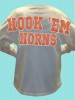 Hook 'Em Horns Glitter and Rhinestone Spirit Jersey TTV024