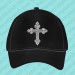 Aimie Cross Rhinestone Cap CJ001A