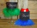 I Love Bunko Rhinestone Drink Koozie KG064
