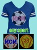 Sports Ball Rhinestone Tee TS263