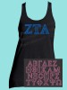 GREEK Letters Custom Rhinestone Tee TP008