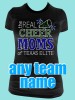 The Real Cheer Moms of Your Cheer Team Rhinestone Tee TP039