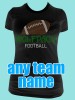 YOUR FOOTBALL TEAM Custom Rhinestone Tee TP042