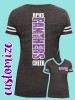 Team Vertical Glitter Tee TP064