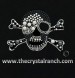 DYHM002 Skull Rhinestone Decal