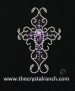 DYH1607 Cross Rhinestone Decal