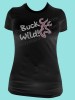 Buck Wild Rhinestone Tee TR081