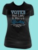 Voted Most Likely to Marry a Cowboy Rhinestone Tee TR108