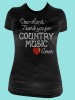 Dear Lord, Thank You for Country Music Rhinestone Tee TR123