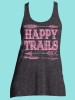 Happy Trails Rhinestone and Screen Print Tee TRS037