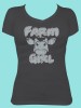Farm Girl Rhinestone and Screen Print Tee TRV043