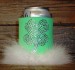 Shamrock Rhinestone Drink Koozie KB243