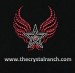 DYH1106 Star with Wings Rhinestone Decal