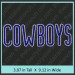 Cowboys Transfer CRT050 