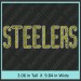 Steelers Rhinestone Transfer CRT069