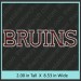 Bruins Rhinestone Transfer CRT101