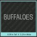 Buffaloes Rhinestone Transfer CRT112