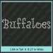 Buffaloes Rhinestone Transfer CRT113