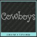 Cowboys Rhinestone Transfer CRT130