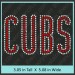 Cubs Rhinestone Transfer CRT135