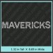 Mavericks Rhinestone Transfer CRT175