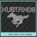 Mustangs Rhinestone Transfer CRT182