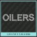 Oilers Rhinestone Transfer CRT184