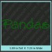 Pandas Rhinestone Transfer CRT186