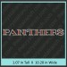 Panthers Rhinestone Transfer CRT189