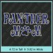 Panther Mom Rhinestone Transfer CRT190