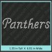 Panthers Rhinestone Transfer CRT191