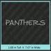 Panthers Rhinestone Transfer CRT197