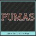 Pumas Rhinestone Transfer CRT209