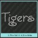 Tigers Rhinestone Transfer CRT231