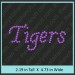 Tigers Rhinestone Transfer CRT238