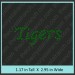 Tigers Rhinestone Transfer CRT239
