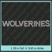 Wolverines Rhinestone Transfer CRT244